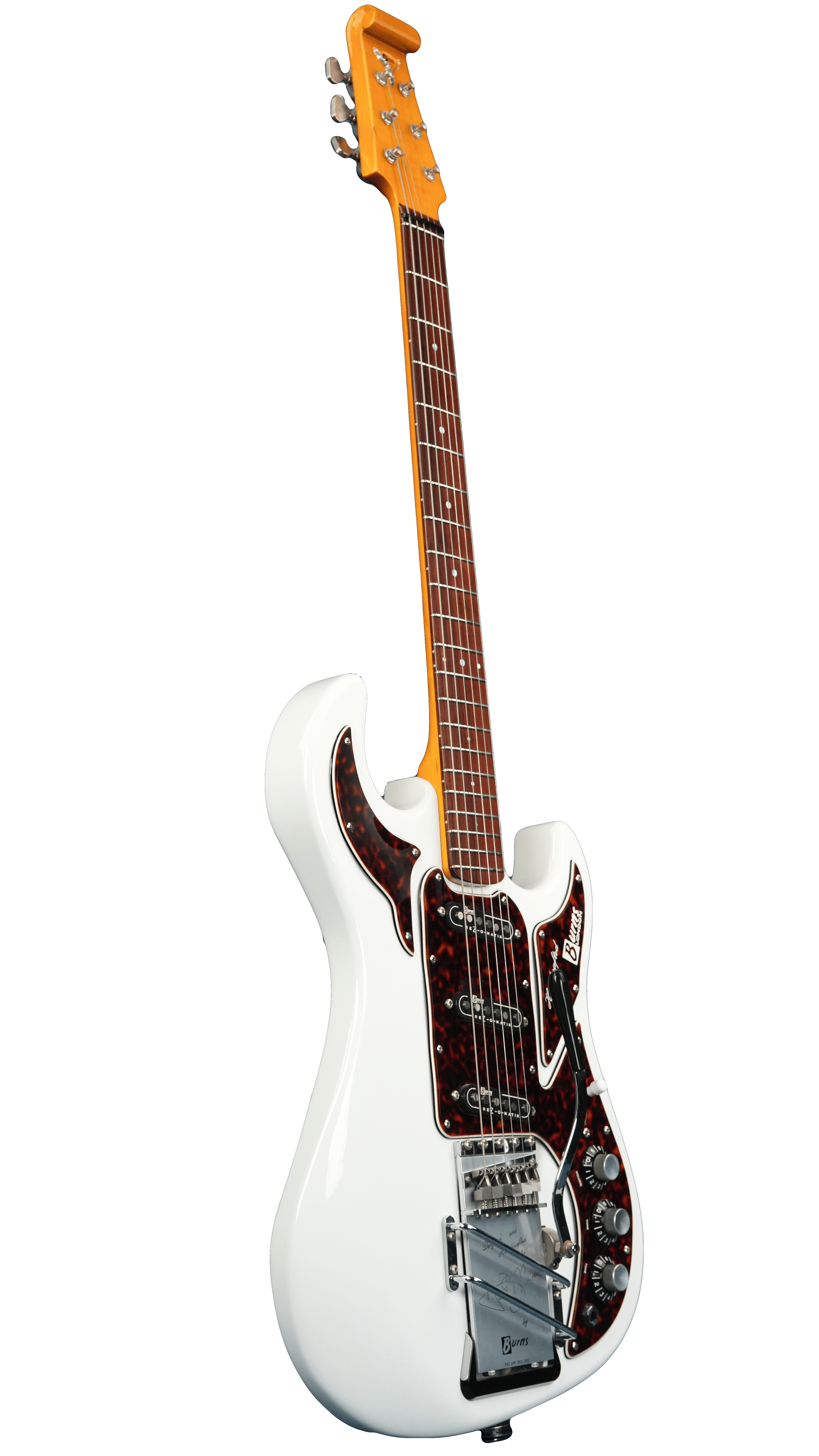 ギター Burns London Deluxe Burns Hank Marvin Legend Deluxe White 1999 | The Fellowship Auctions